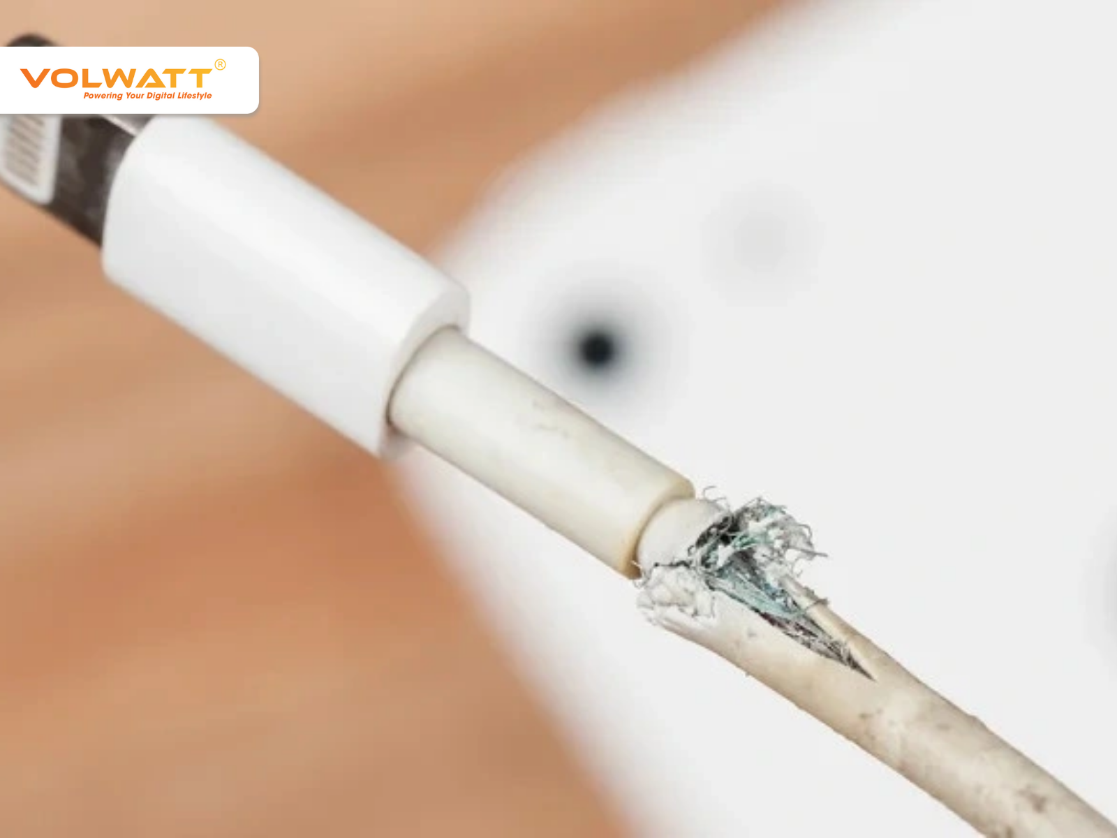 Cáp sạc bị đứt