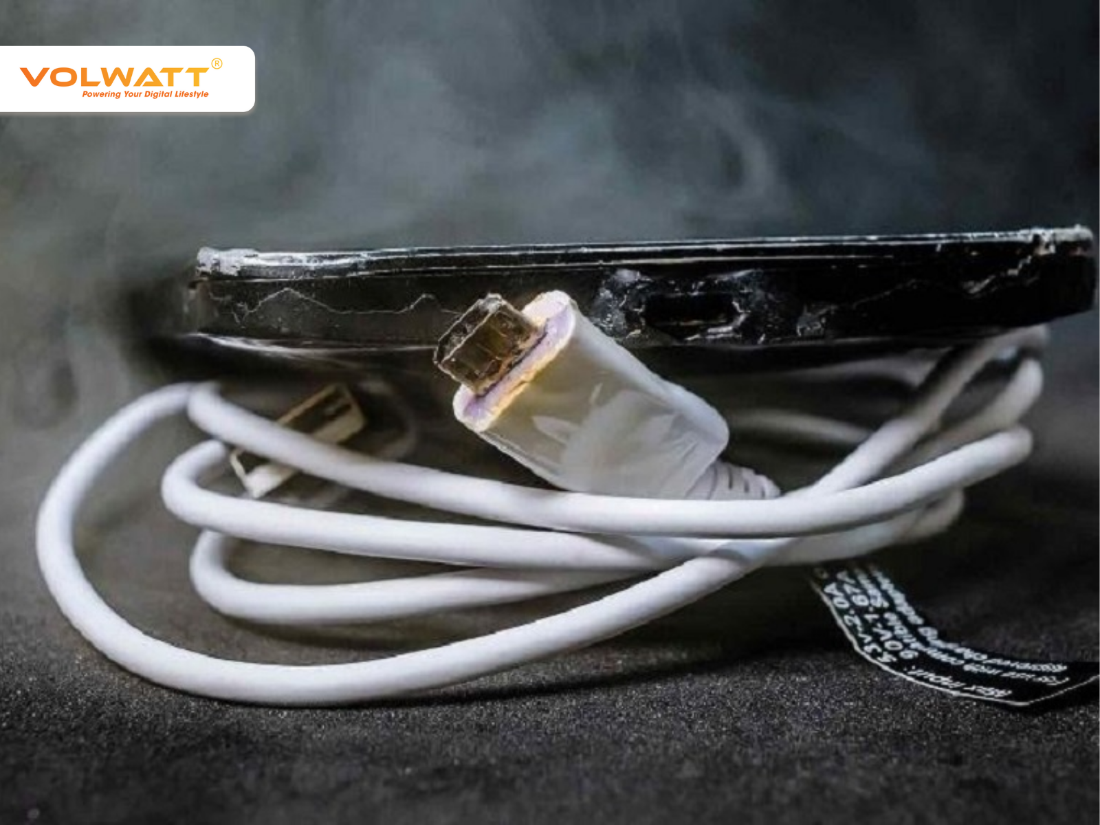 Dây sạc bị hở có thể gây nguy cơ cháy nổ