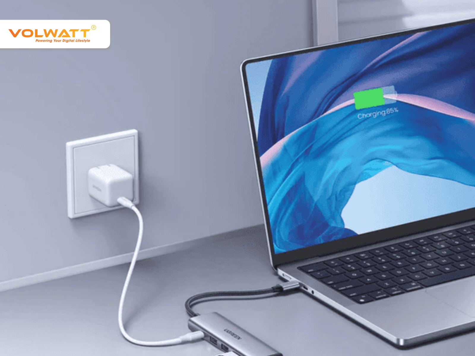 Macbook sử dụng sạc Type C