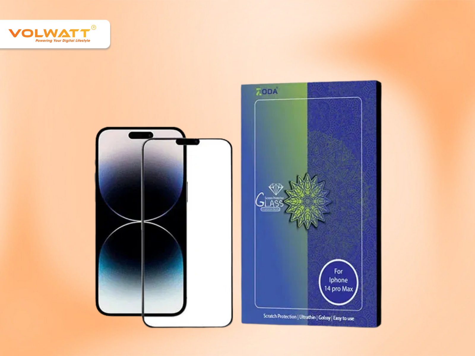 Kính cường lực chống nhìn trộm iPhone 14 Pro Max Zoda