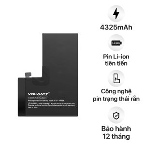 Pin điện thoại iPhone 14 Pro Max Volwatt - Dung lượng 4323mAh