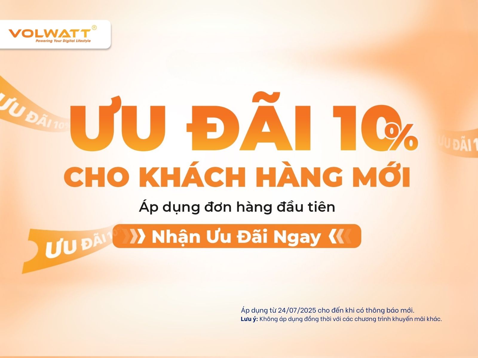 Volwatt triển khai chương trình khuyến mãi dành cho khách hàng mới