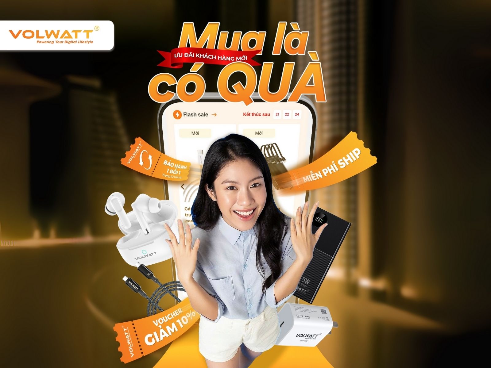 Ưu đãi của Volwatt Việt Nam dành cho khách hàng mua lần đầu