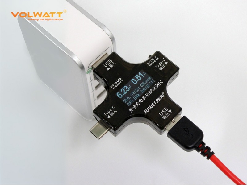 Dùng USB tester để đo dung lượng thực tế sạc dự phòng nhanh hết pin
