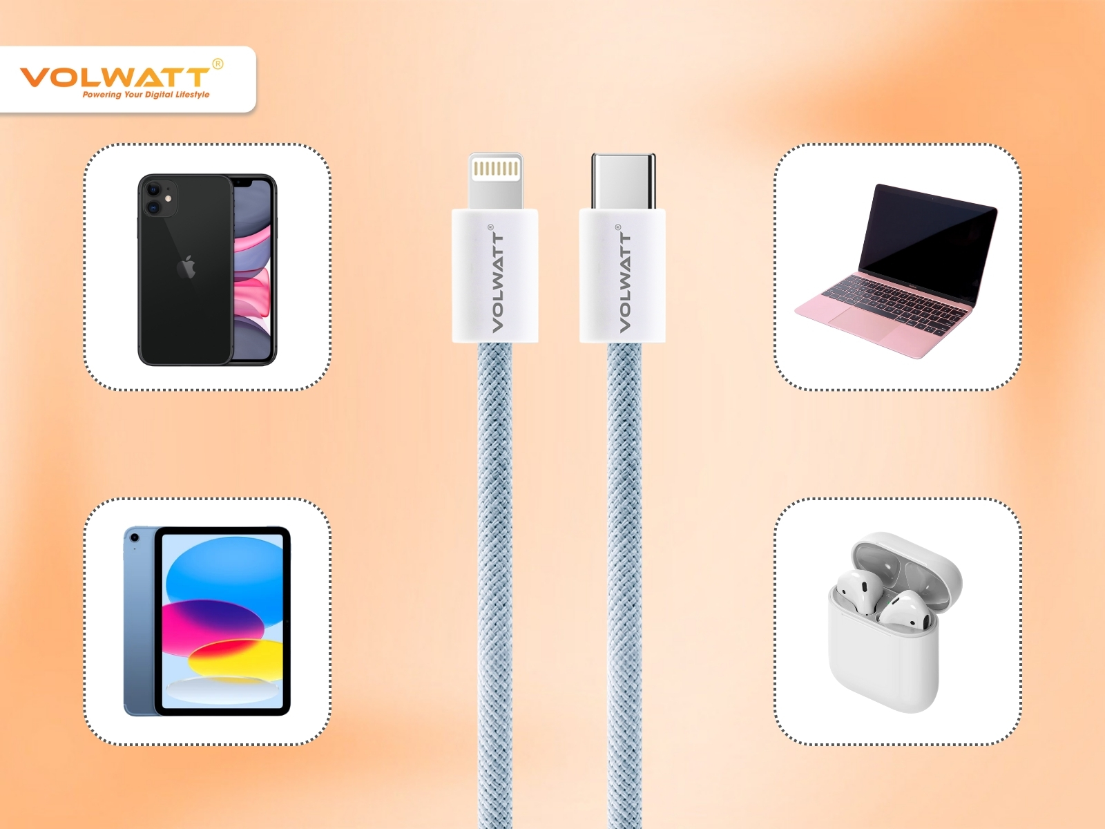 Tương thích với nhiều thiết bị của iPhone để truyền dữ liệu nhanh