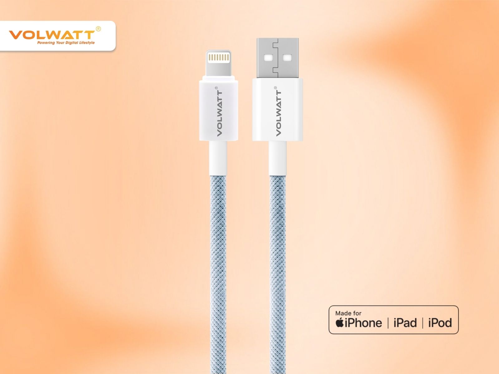 Cáp sạc Volwatt GE-062-AL giải quyết các vấn đề sạc iPhone