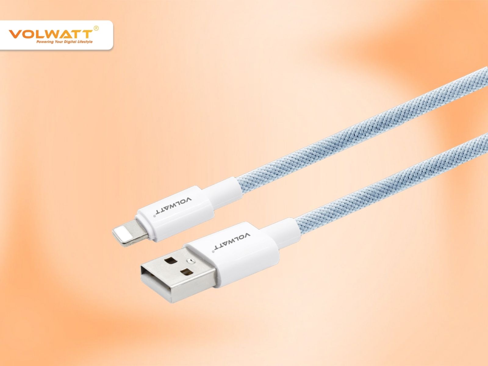 Cáp sạc Volwatt GE-062-AL có chứng nhận MFi, đảm bảo an toàn