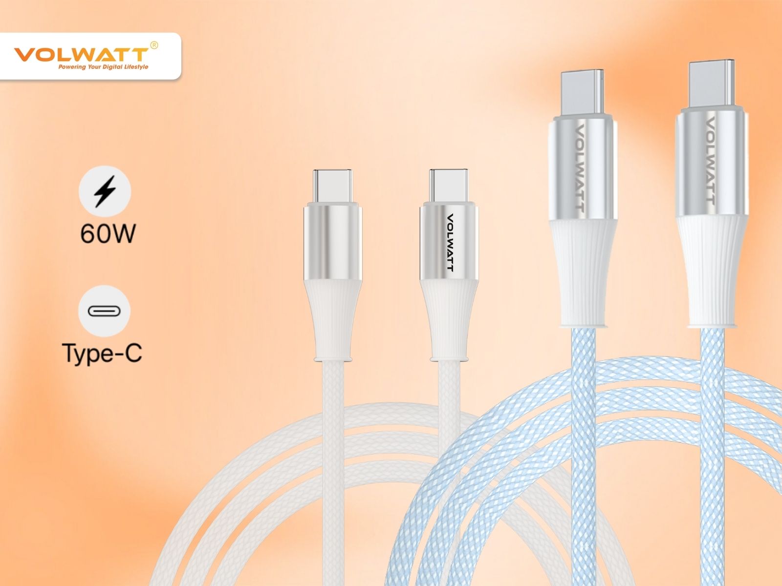 Cáp sạc siêu nhanh Volwatt GE-S16-CC - phụ kiện không thể thiếu