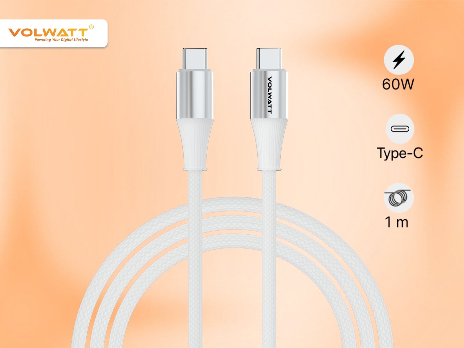 Cận cảnh lớp vải bện và đầu cắm hợp kim nhôm của cáp GE-S16-CC
