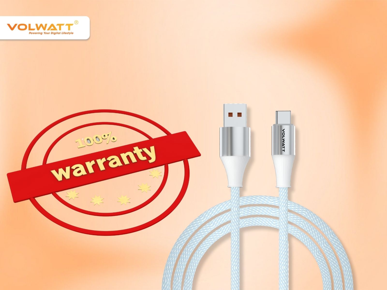 Volwatt đảm bảo bảo hành trong 12 tháng với sản phẩm chính hãng