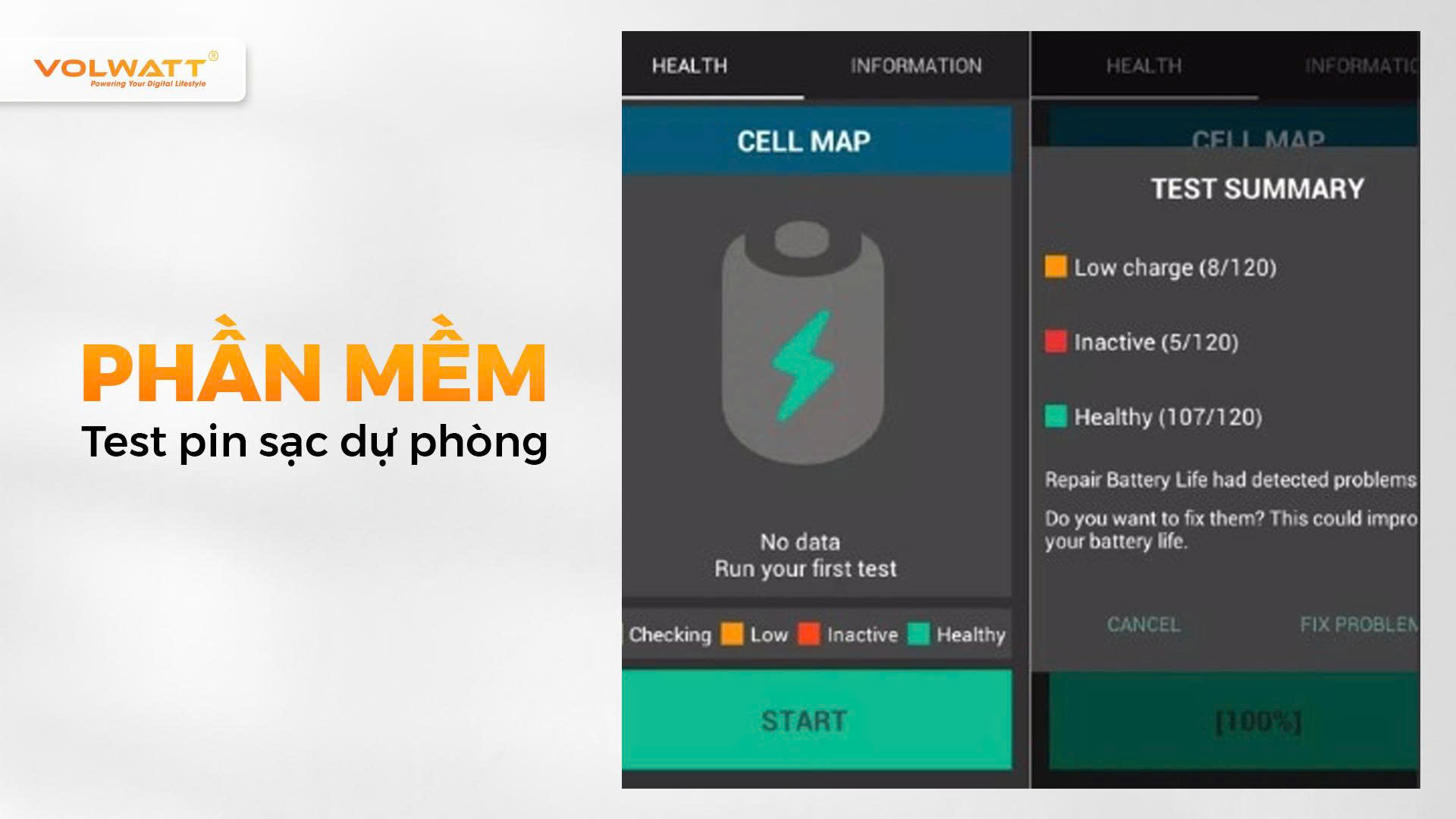Hướng dẫn dùng phần mềm test pin sạc dự phòng: Biết ngay pin còn tốt hay đã chai!