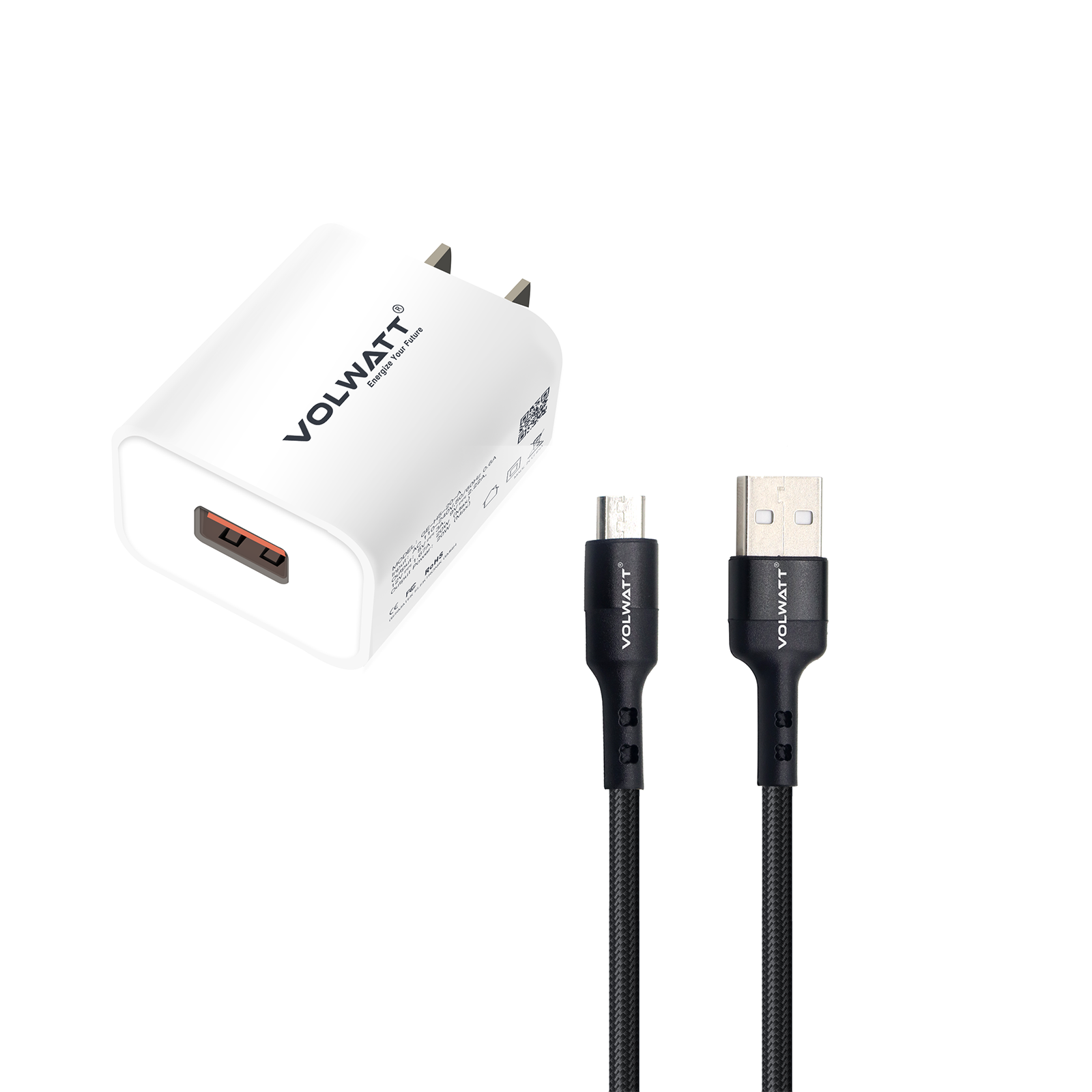 Bộ củ cáp sạc Volwatt GE-H5-20-AM 18W Fast Charger