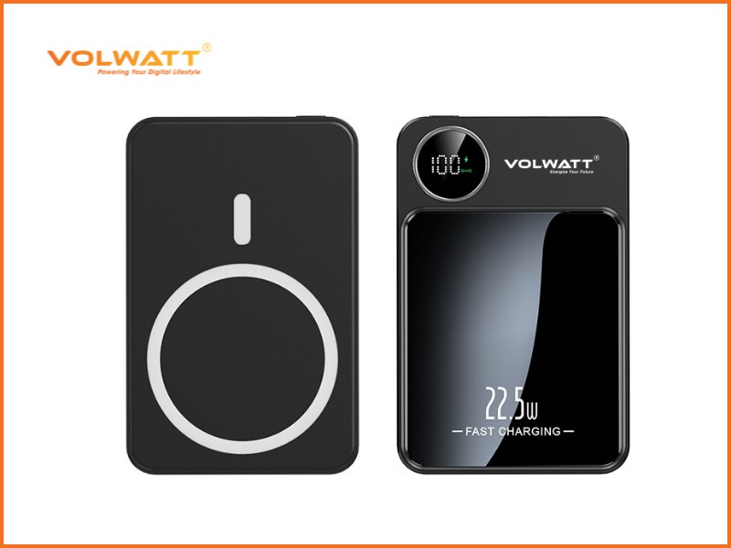 Sạc dự phòng Volwatt có tính năng sạc nhanh và an toàn.