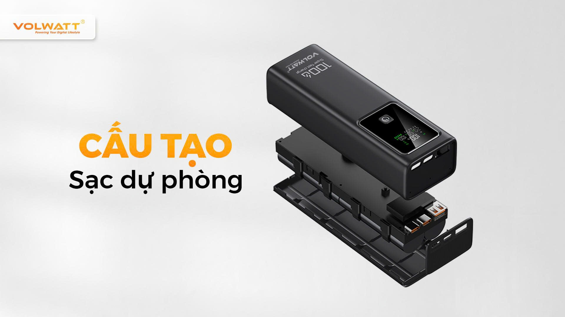 Giải mã cấu tạo sạc dự phòng: Từ cell pin đến mạch bảo vệ