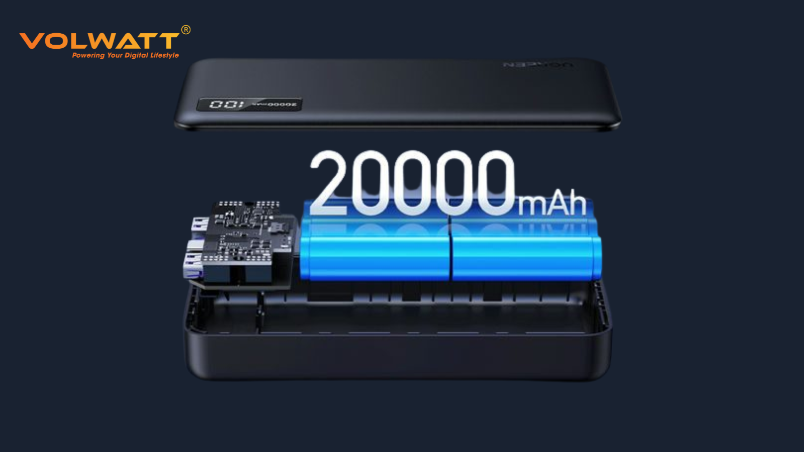 20000mAh – Dư năng lượng cho cả ngày dài!