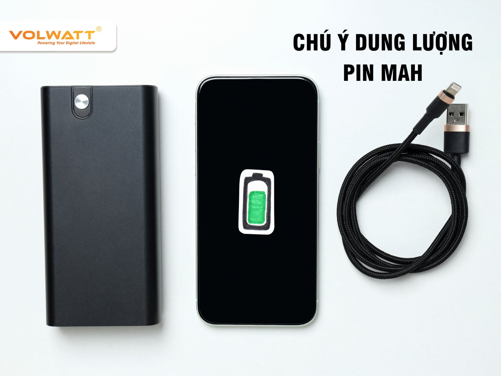 Chú ý dung lượng pin mAh