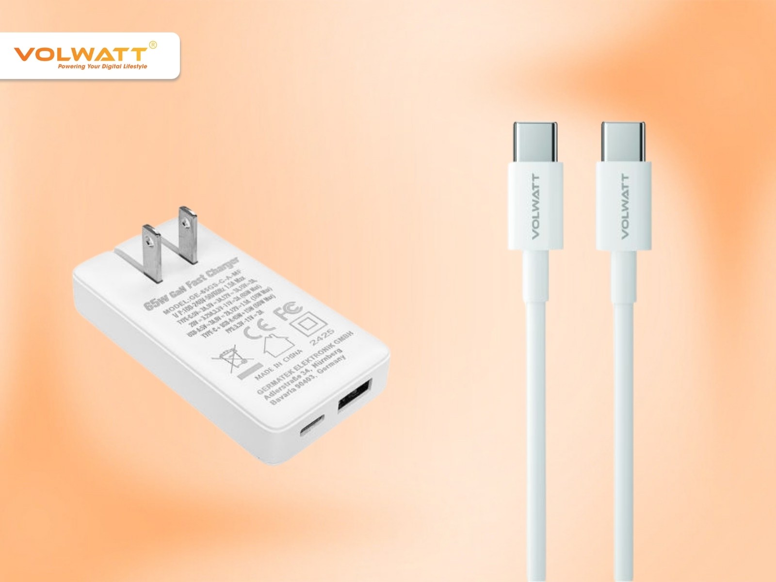 Dòng củ cáp sạc Volwatt tương thích với khá nhiều thiết bị và dòng điện