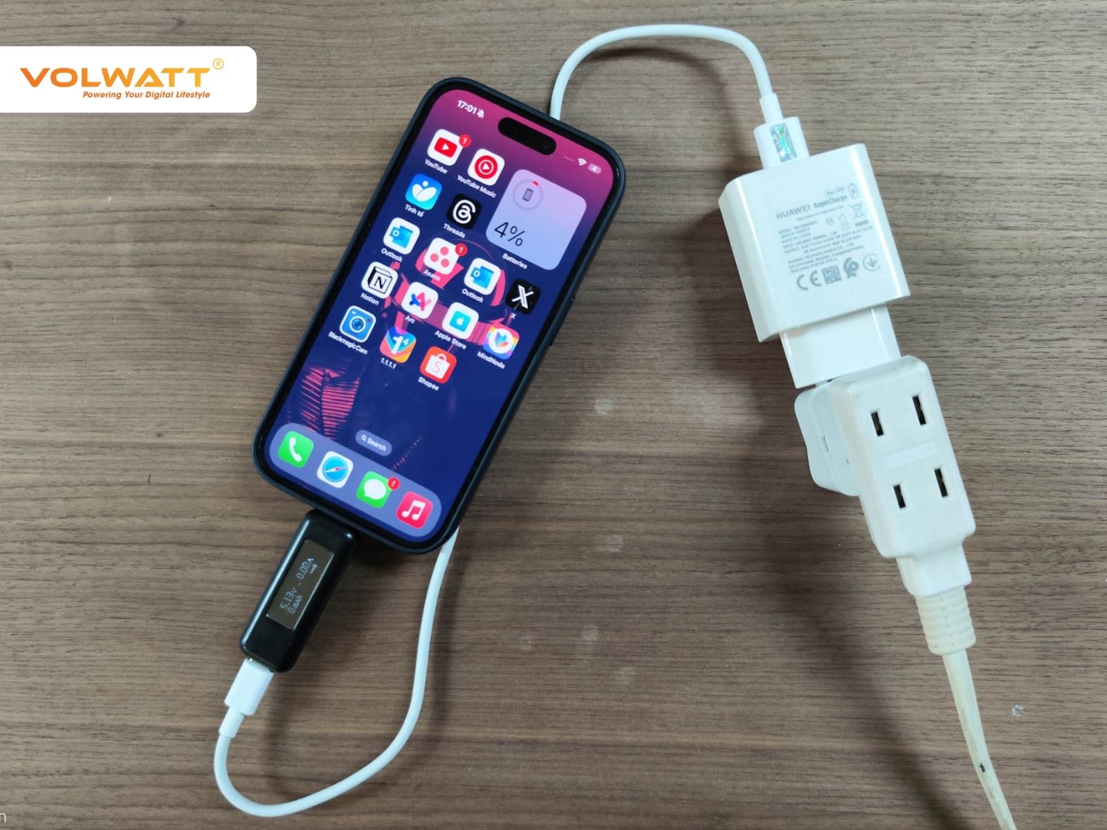 Có thể dùng bộ sạc của hãng thứ ba cho iPhone 15