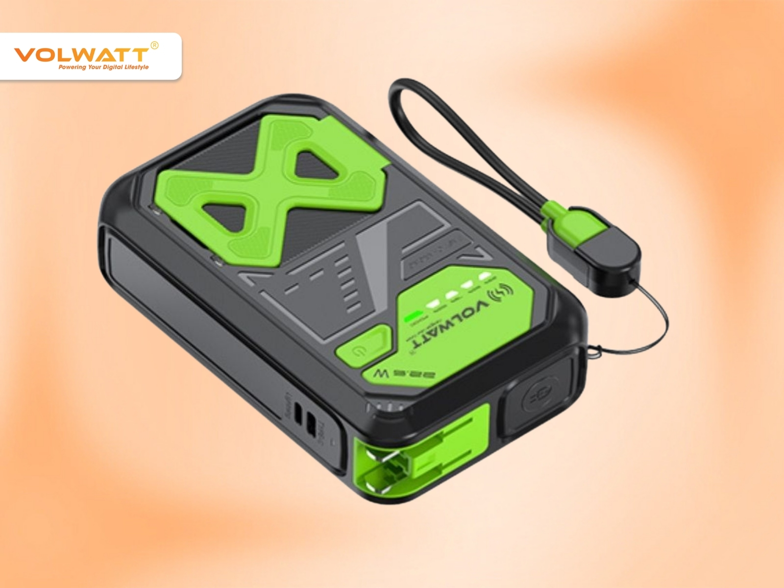 Pin sạc dự phòng Volwatt GE-077 20000mAh phù hợp với nhiều thiết bị