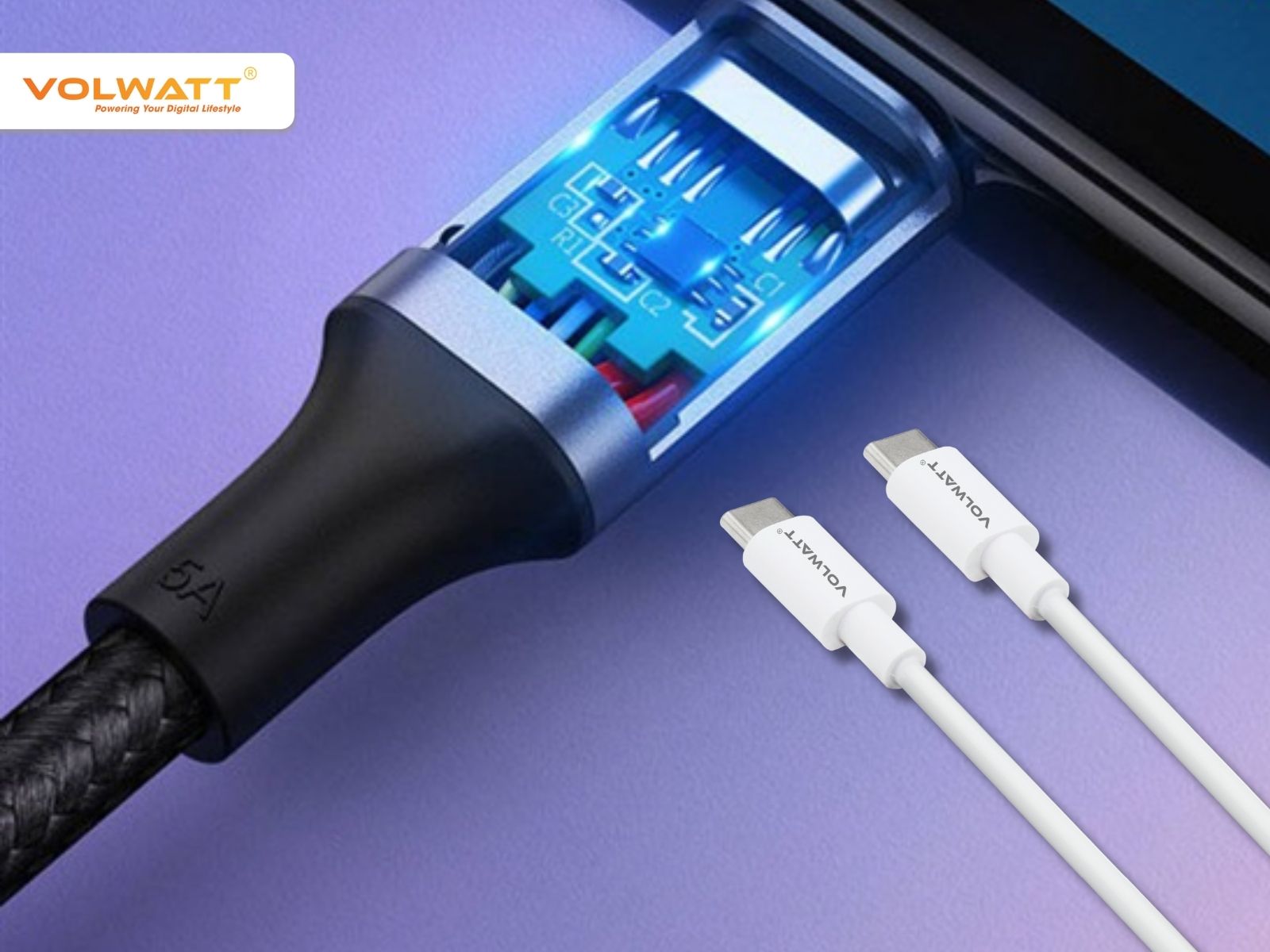 Chip E-Marker trong cáp USB-C hỗ trợ sạc nhanh an toàn trên 60W và truyền dữ liệu tốc độ cao