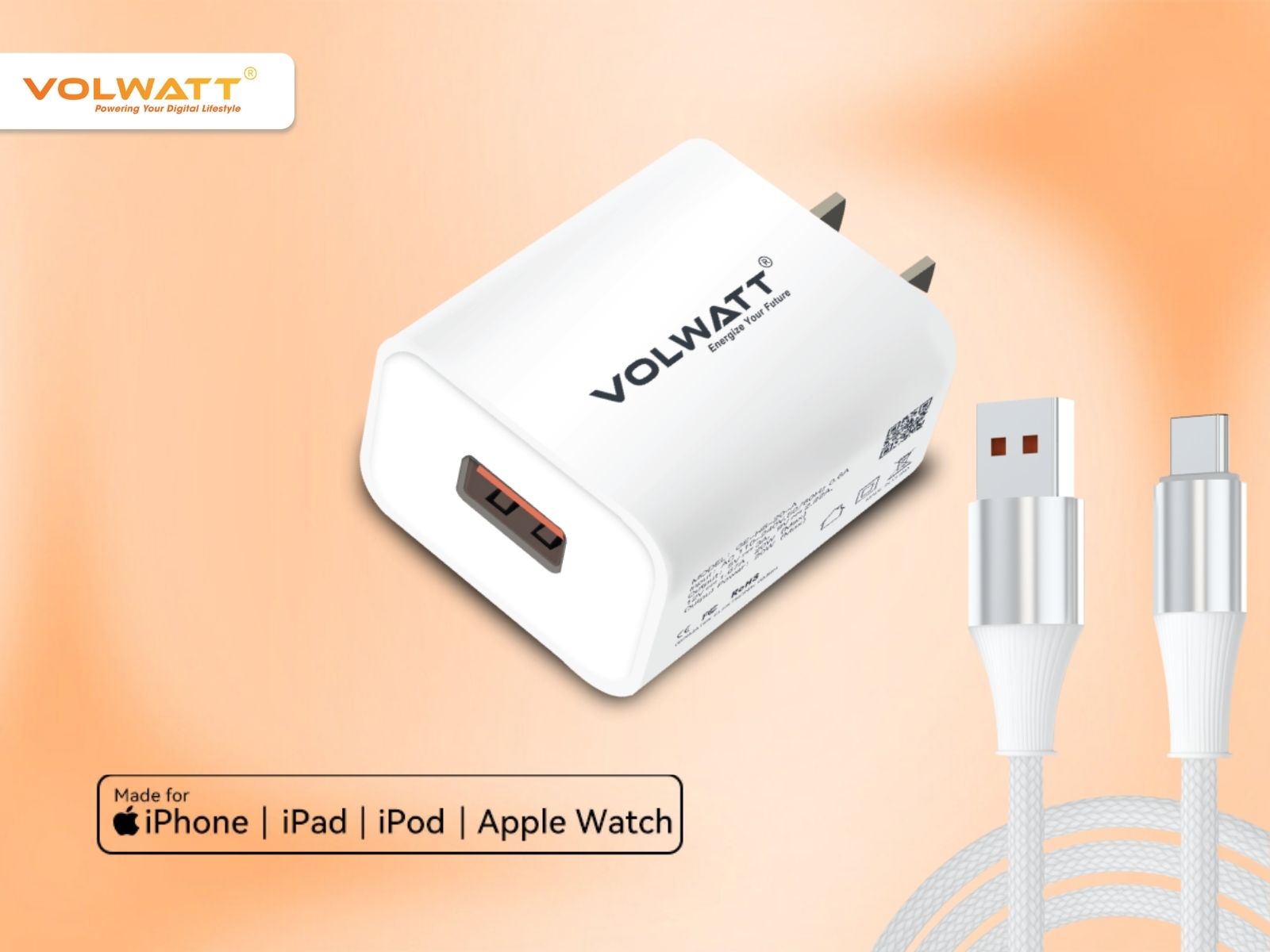 Bộ sạc Volwatt GE-H5-20-AC an toàn cho thiết bị và người dùng