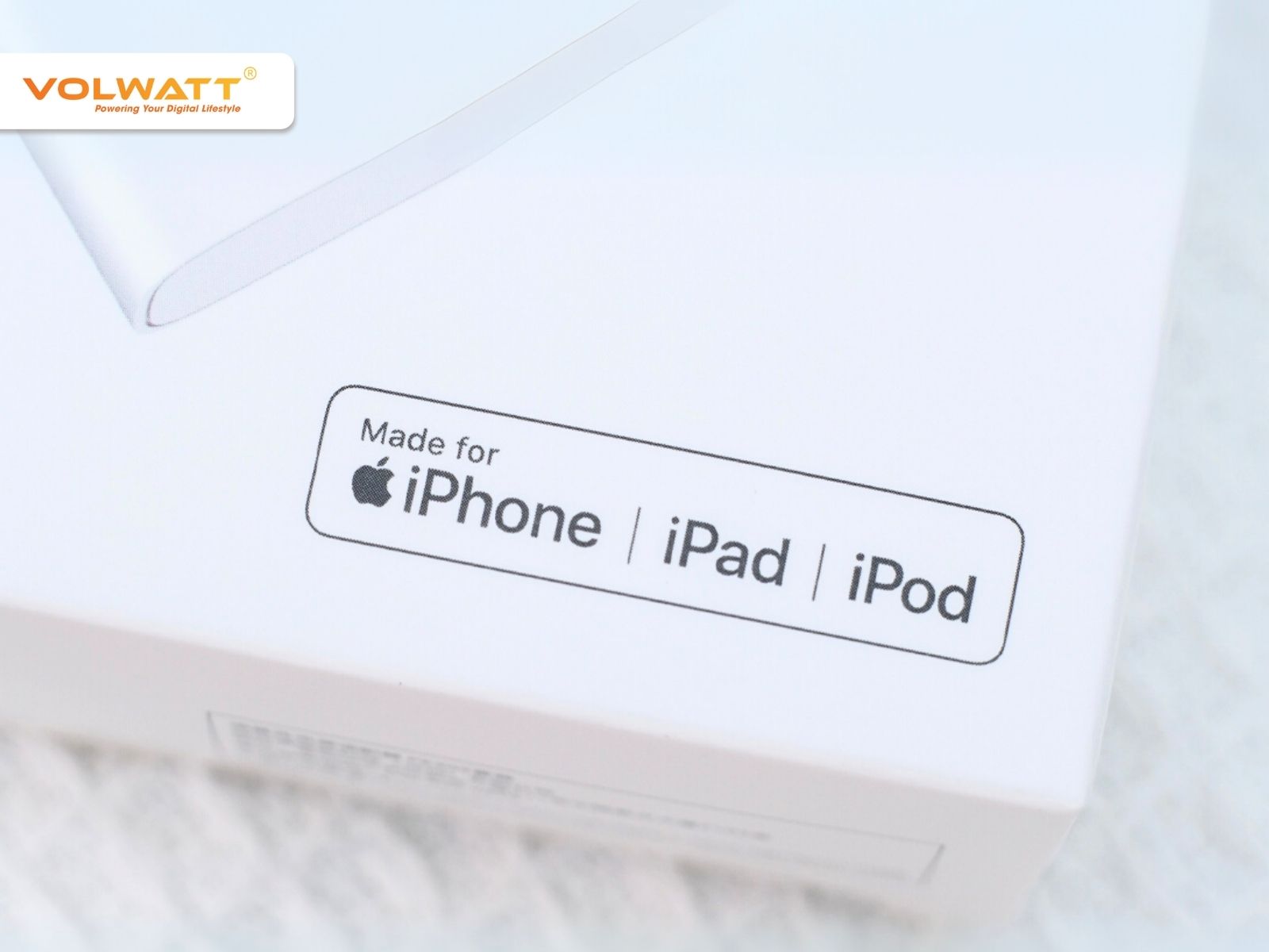 Nhận diện MFi qua logo ‘Made for’ sắc nét, chuẩn Apple