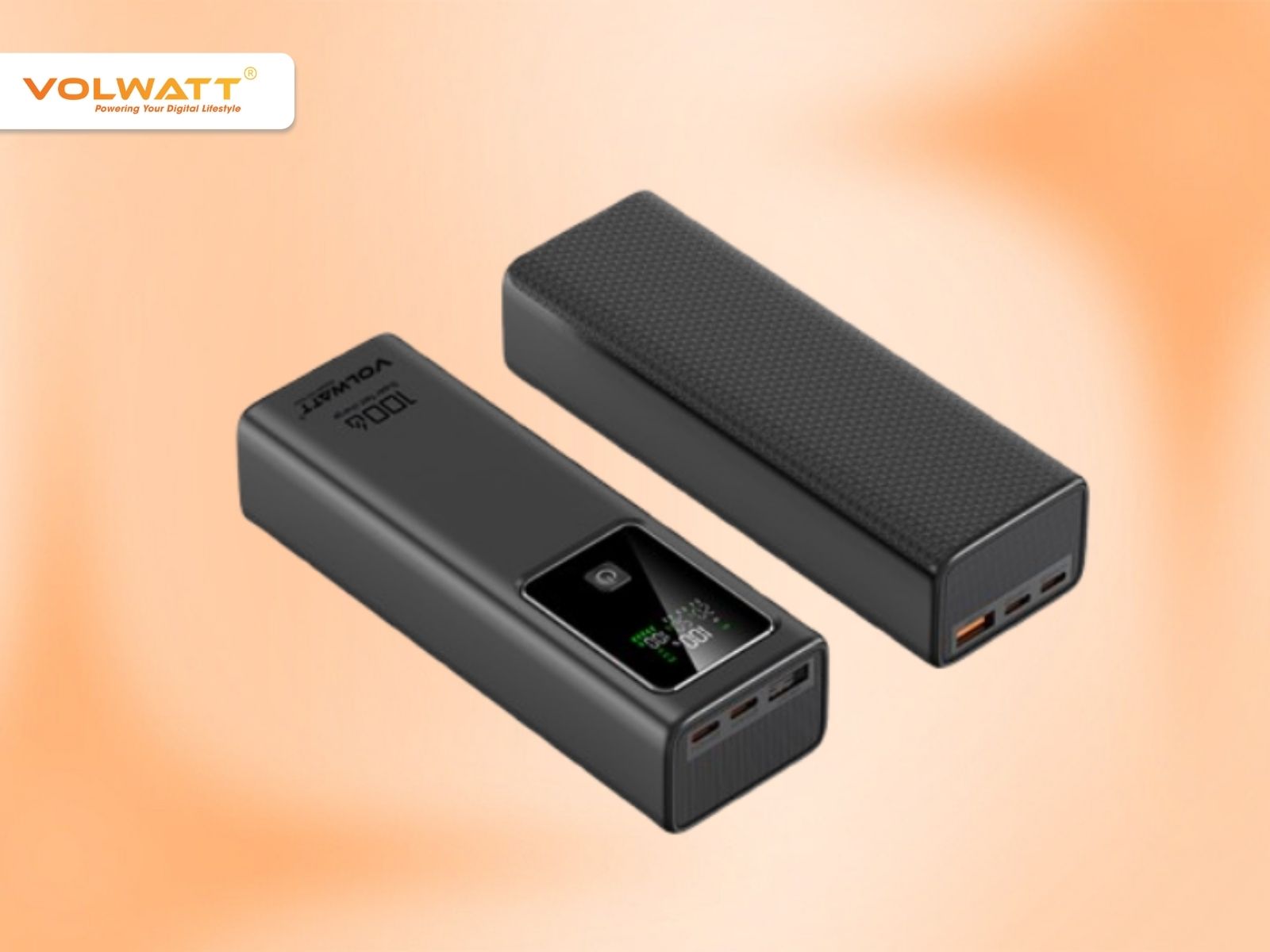 Sạc dự phòng Volwatt GE-790 được làm từ nhựa ABS bền bỉ