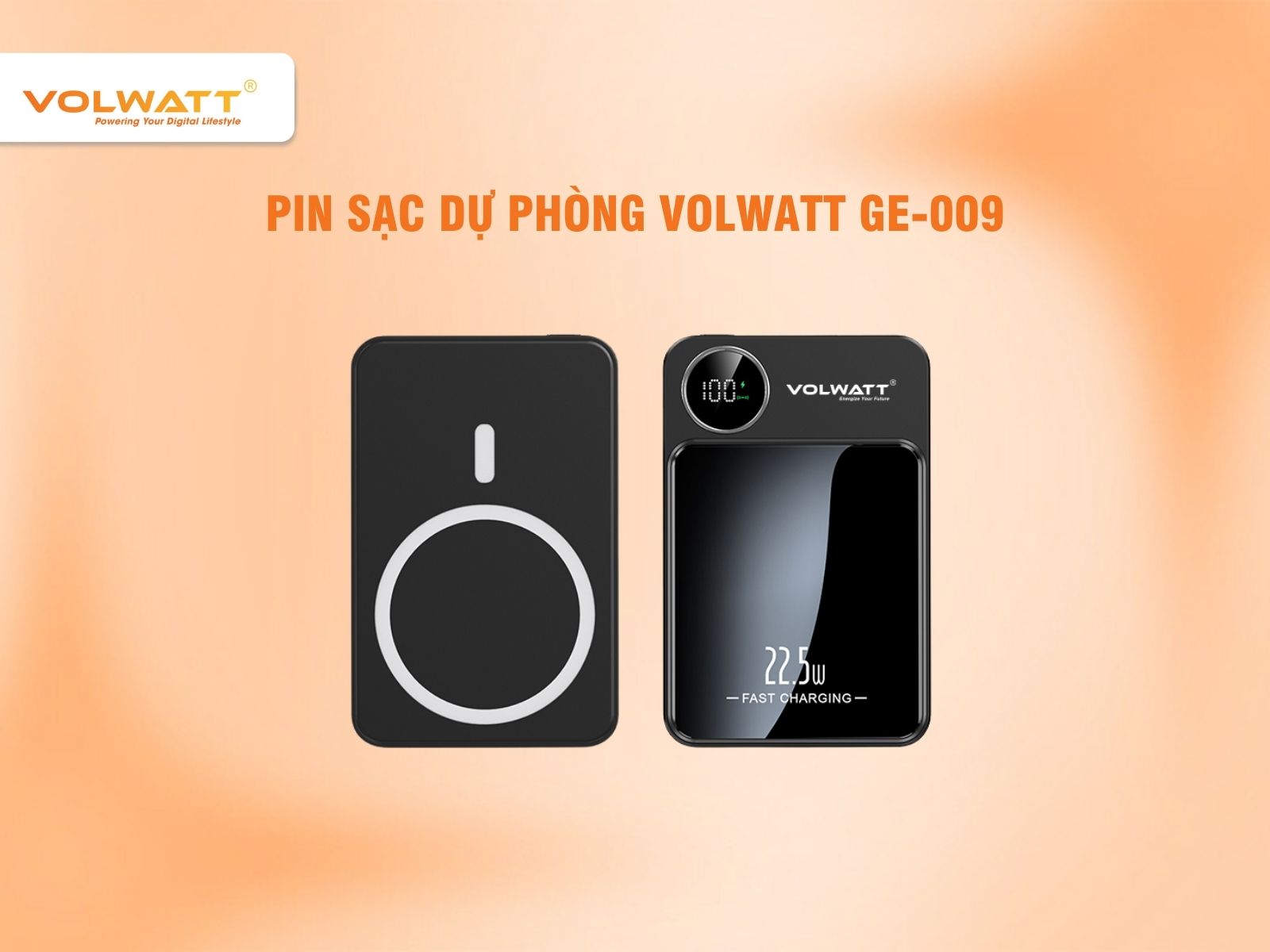 Pin sạc dự phòng Volwatt GE-009