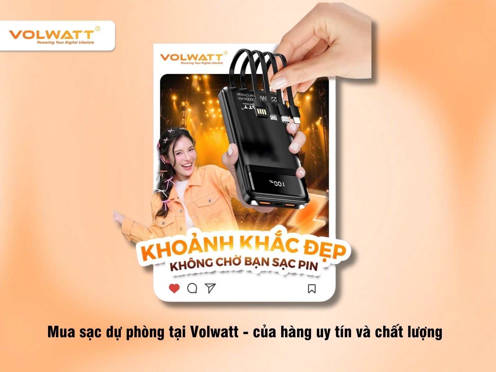 Mua sạc dự phòng tại Volwatt
