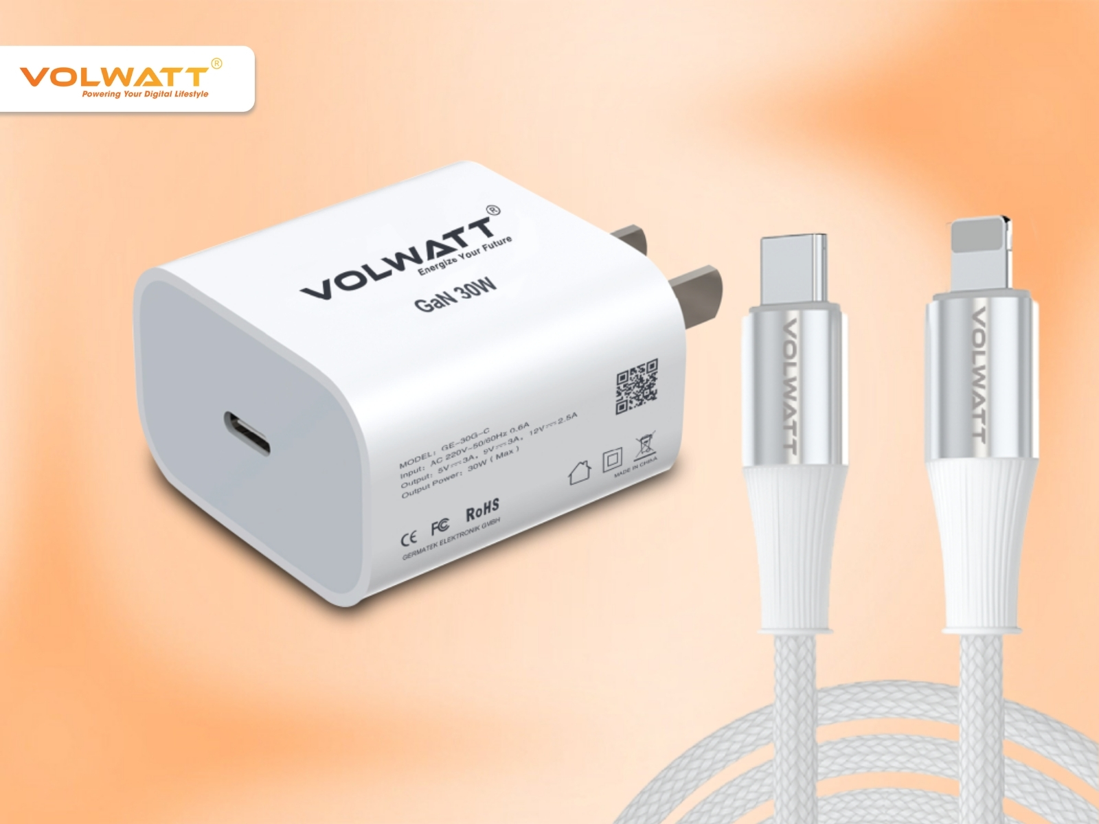 Lựa chọn củ sạc nhanh bảo hành chính hãng tại Volwatt