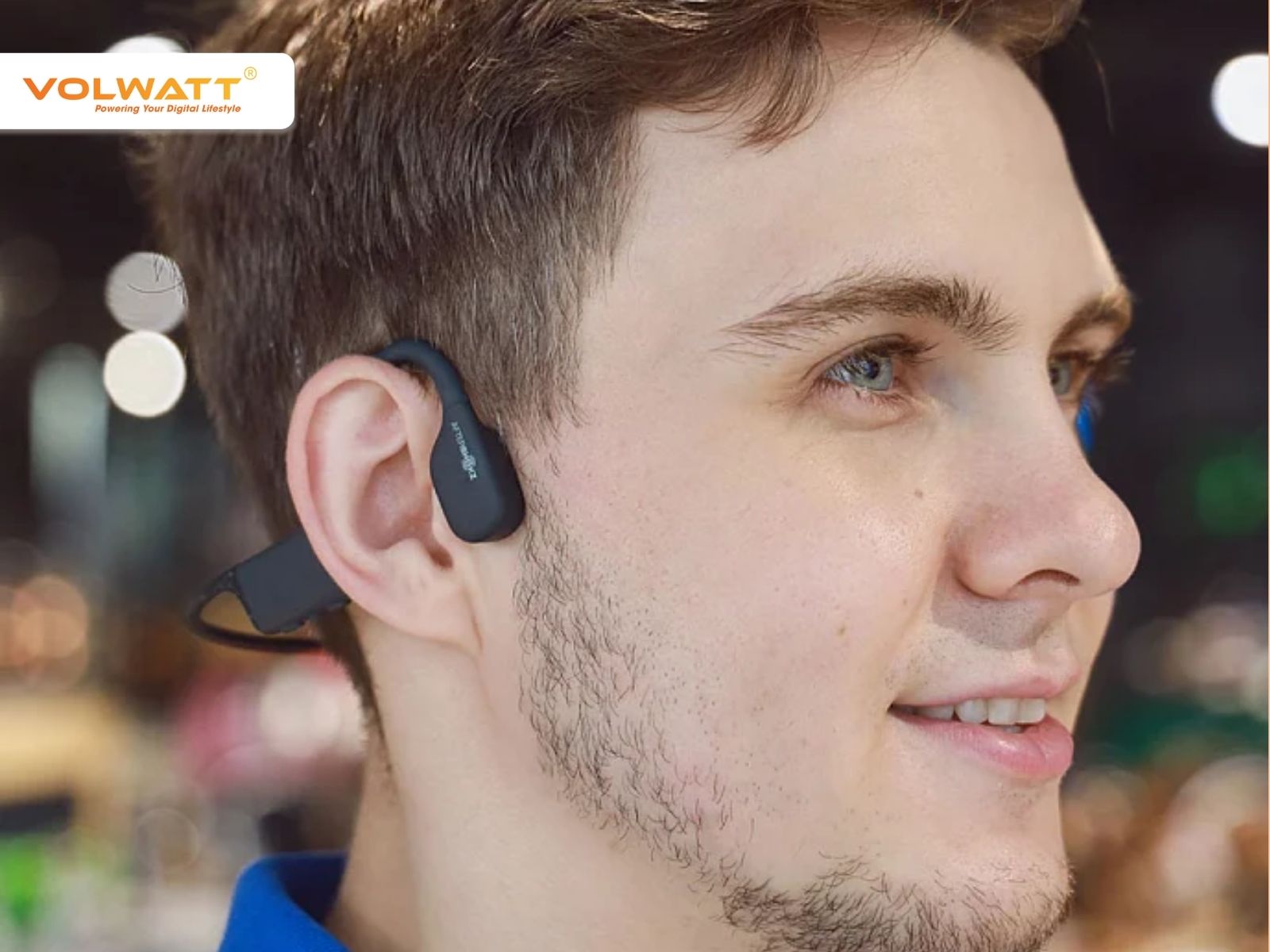 Bone-conduction truyền âm thanh qua các rung động đi thẳng đến tai 