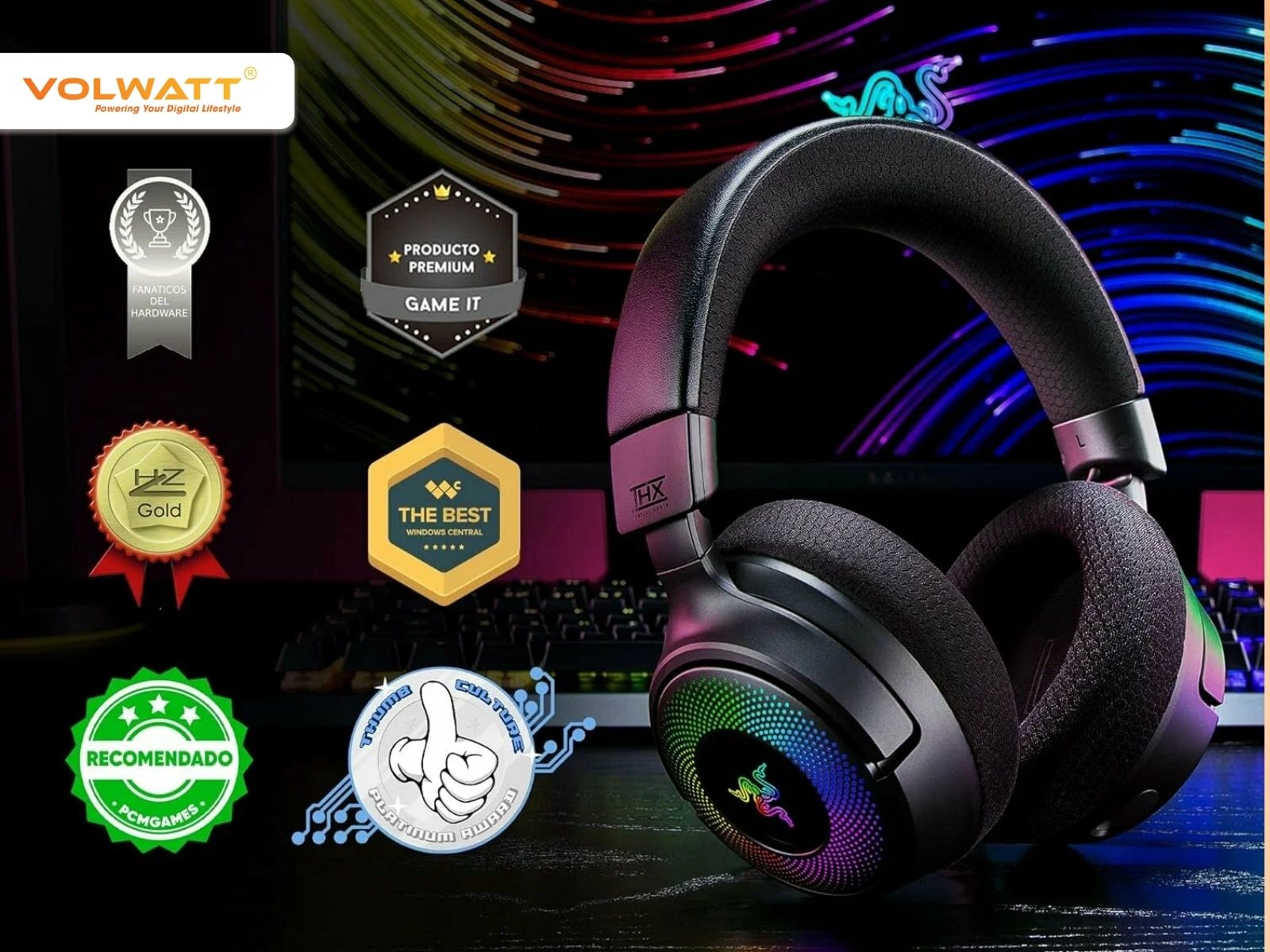 Tai nghe gaming cho âm thanh sống động, hỗ trợ giả lập âm thanh 3D