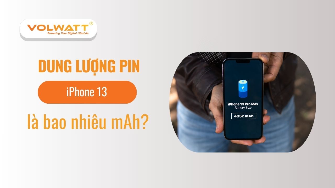 Dung lượng pin iPhone 13 là bao nhiêu mAh?