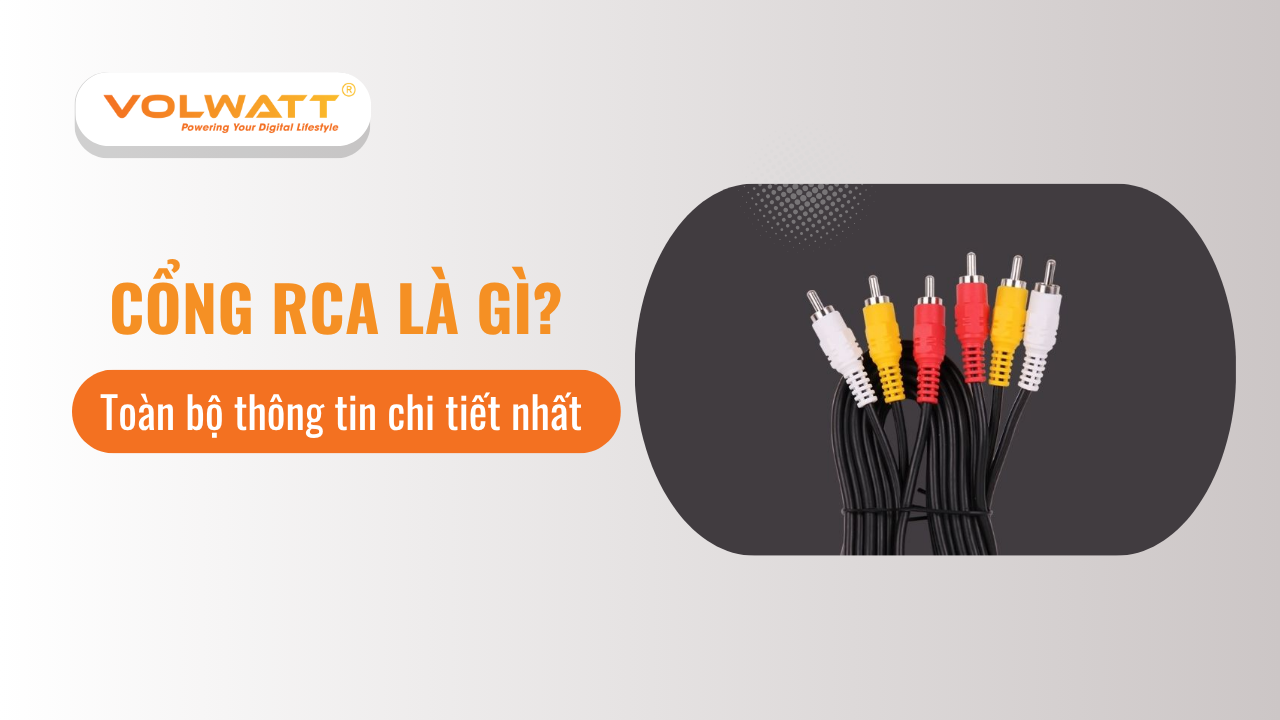 Cổng RCA là gì? Toàn bộ thông tin chi tiết nhất