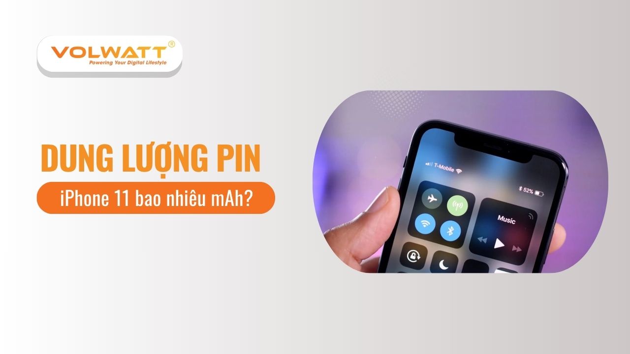 Dung lượng pin iPhone 11 bao nhiêu mAh & dùng được bao lâu?