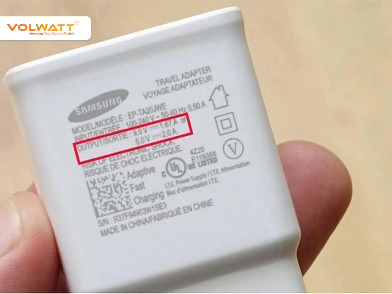 Công suất của củ sạc 5V 2A là bao nhiêu W