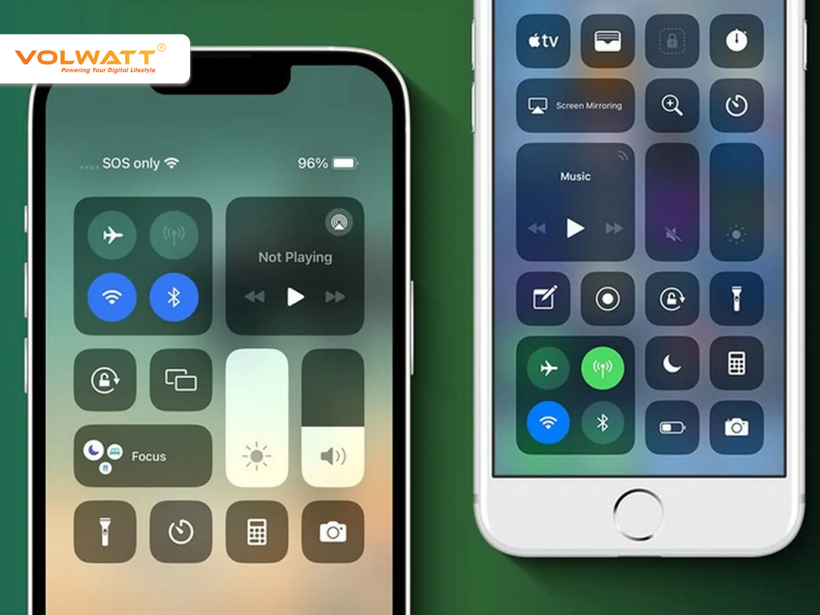 Bật qua Trung tâm điều khiển (Control Center)