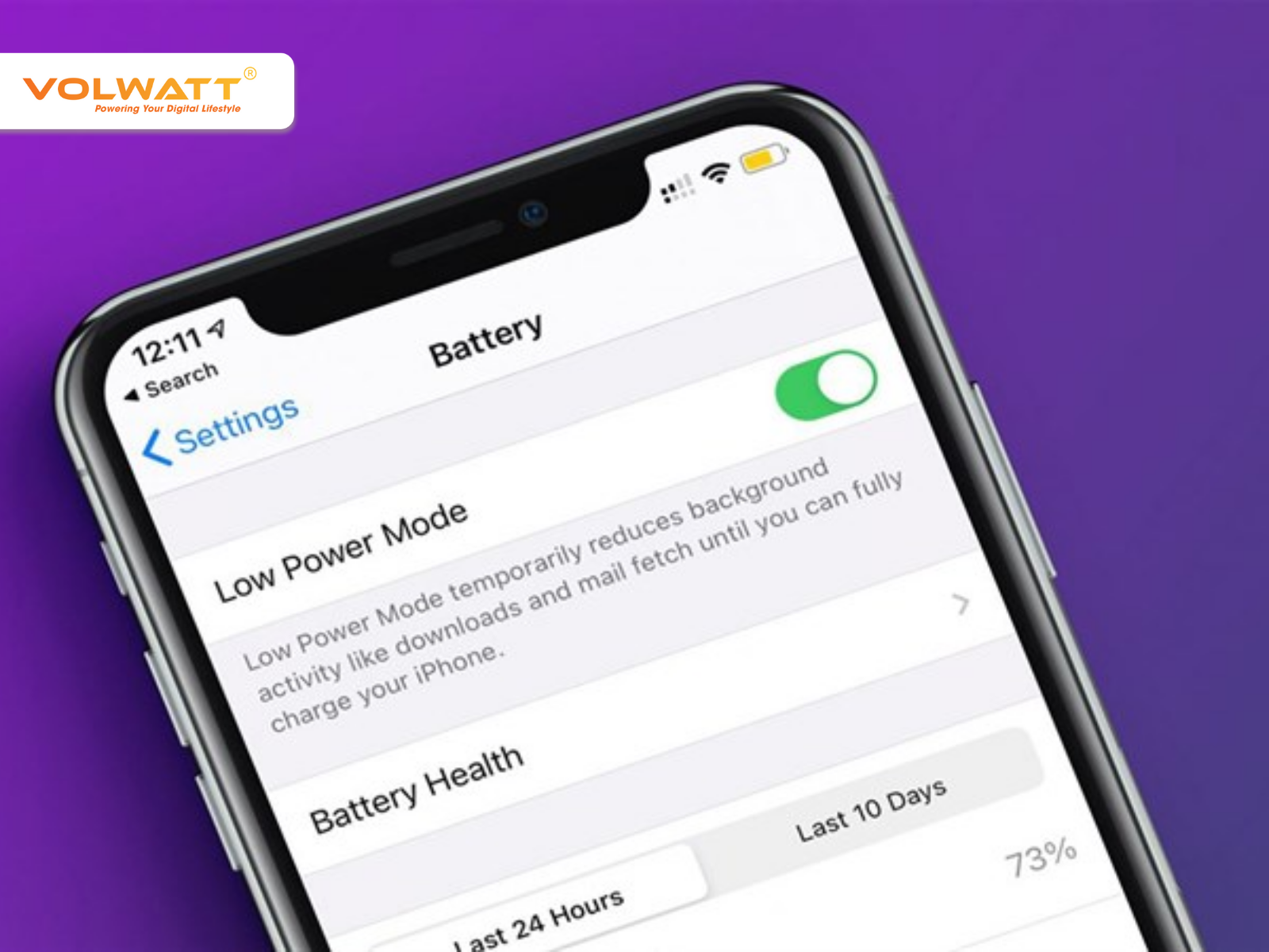 Sử dụng Chế độ Nguồn điện thấp (Low Power Mode)