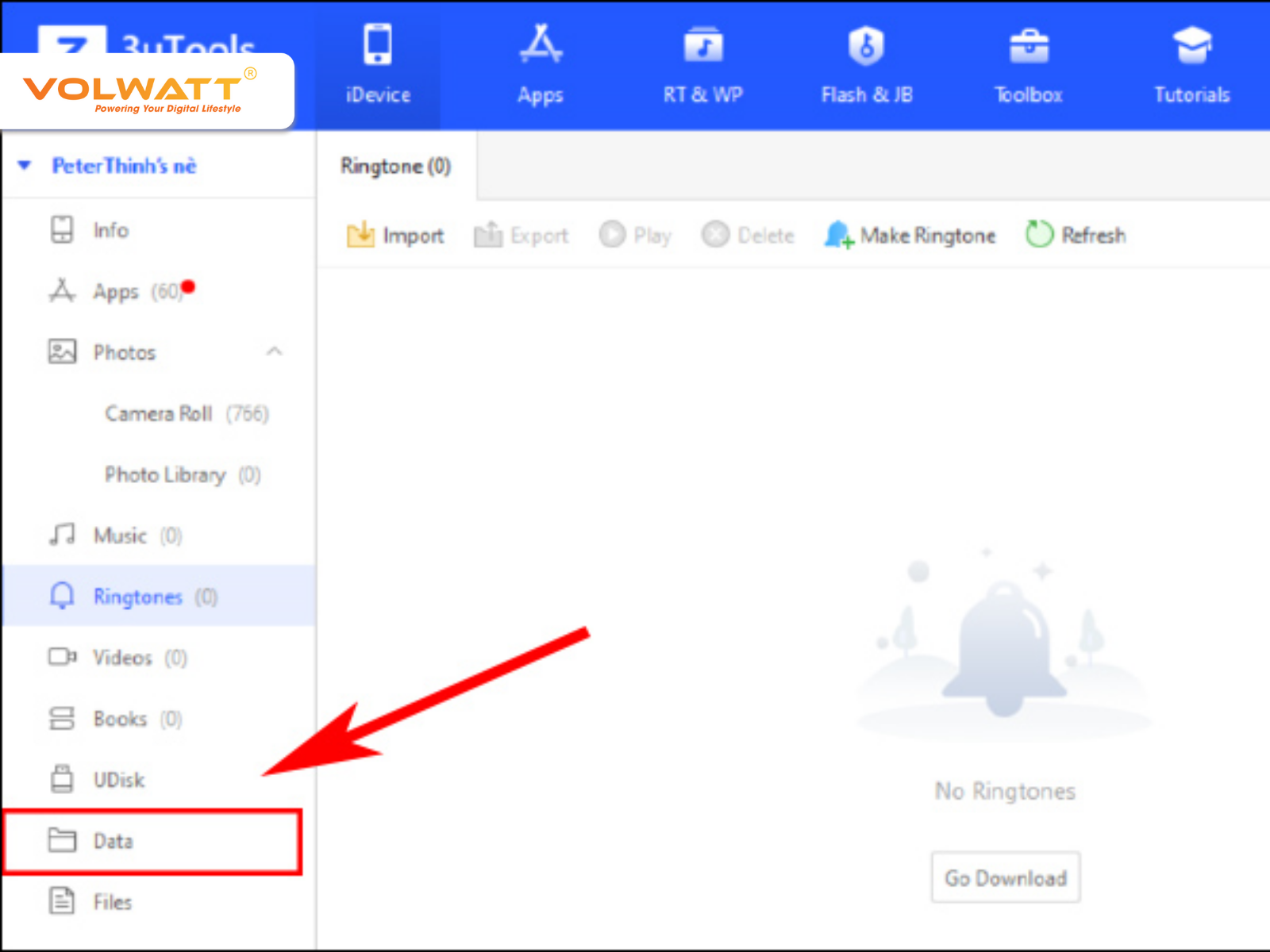 Sử dụng phần mềm 3uTools trên máy tính