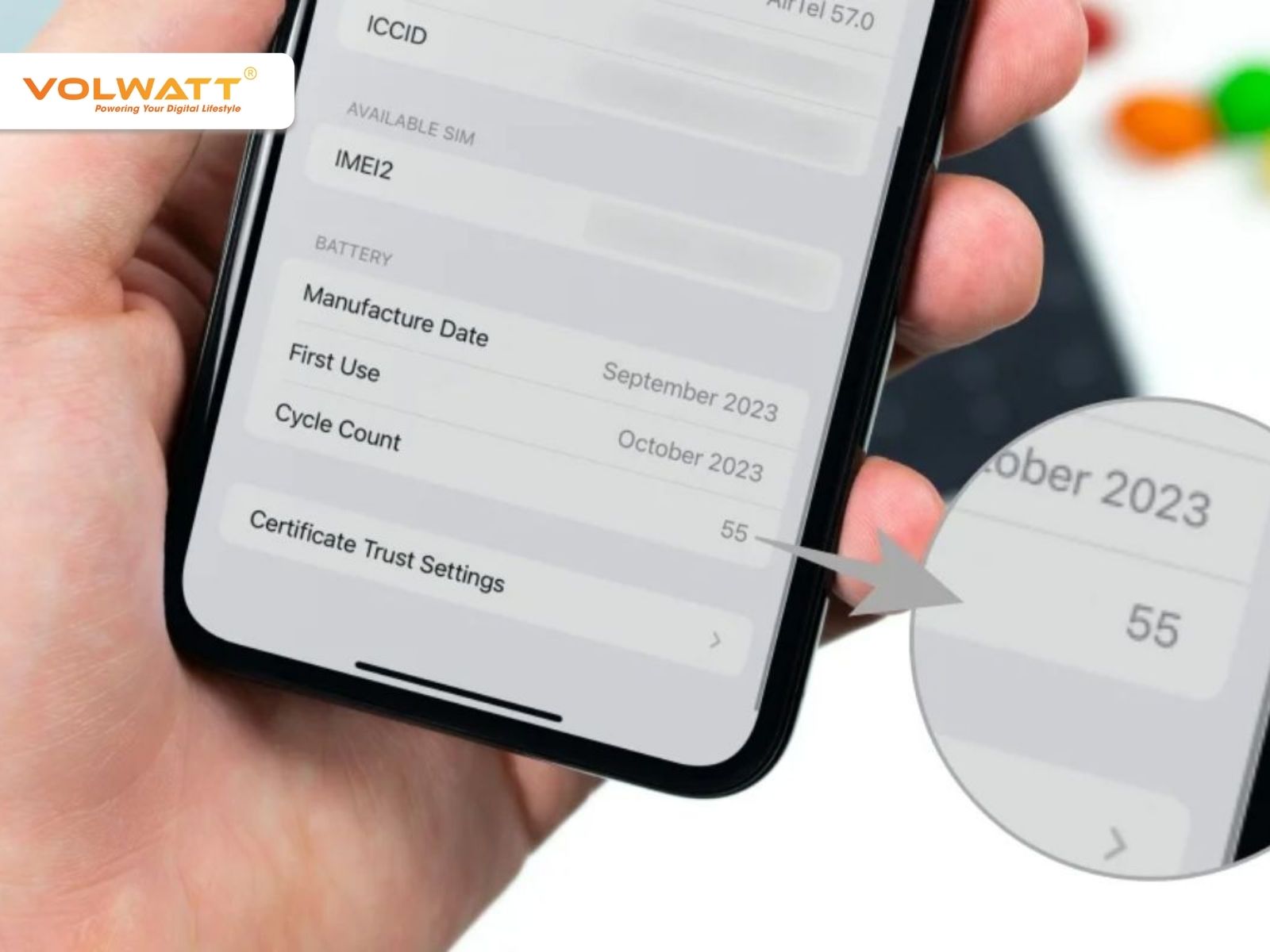 Chu kỳ sạc iPhone được tính khi pin dùng đủ 100%