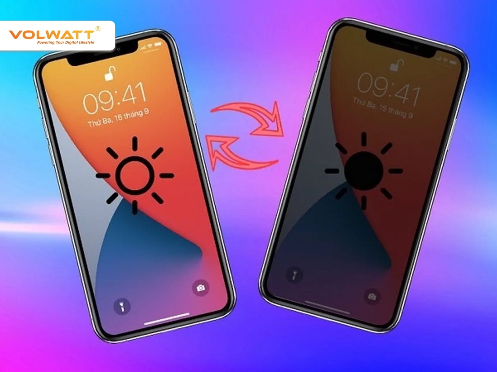 Giảm lượng tiêu thụ pin bằng việc giảm độ sáng màn hình