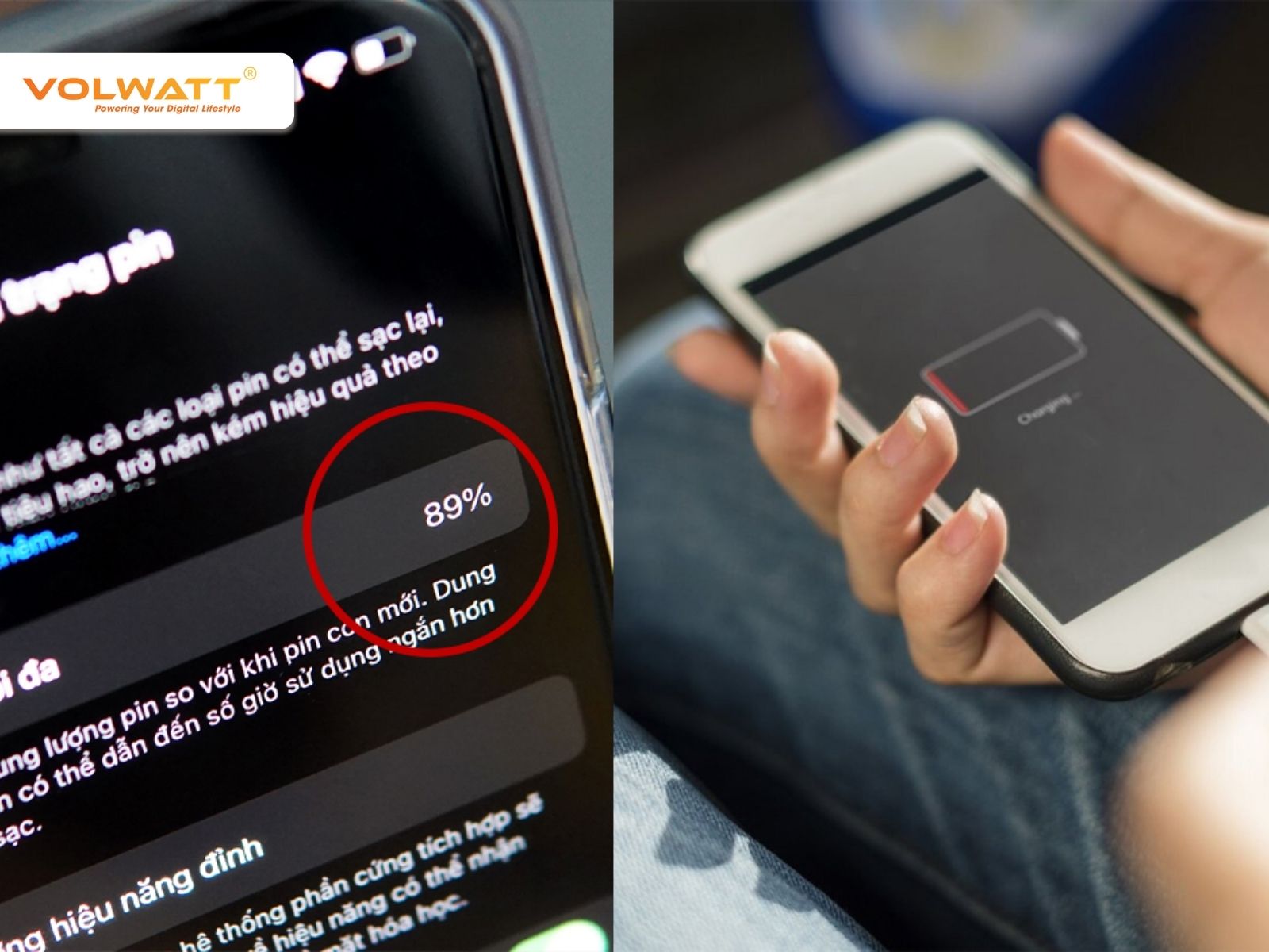 Sạc không chính hãng dễ làm pin chai và gây hại thiết bị