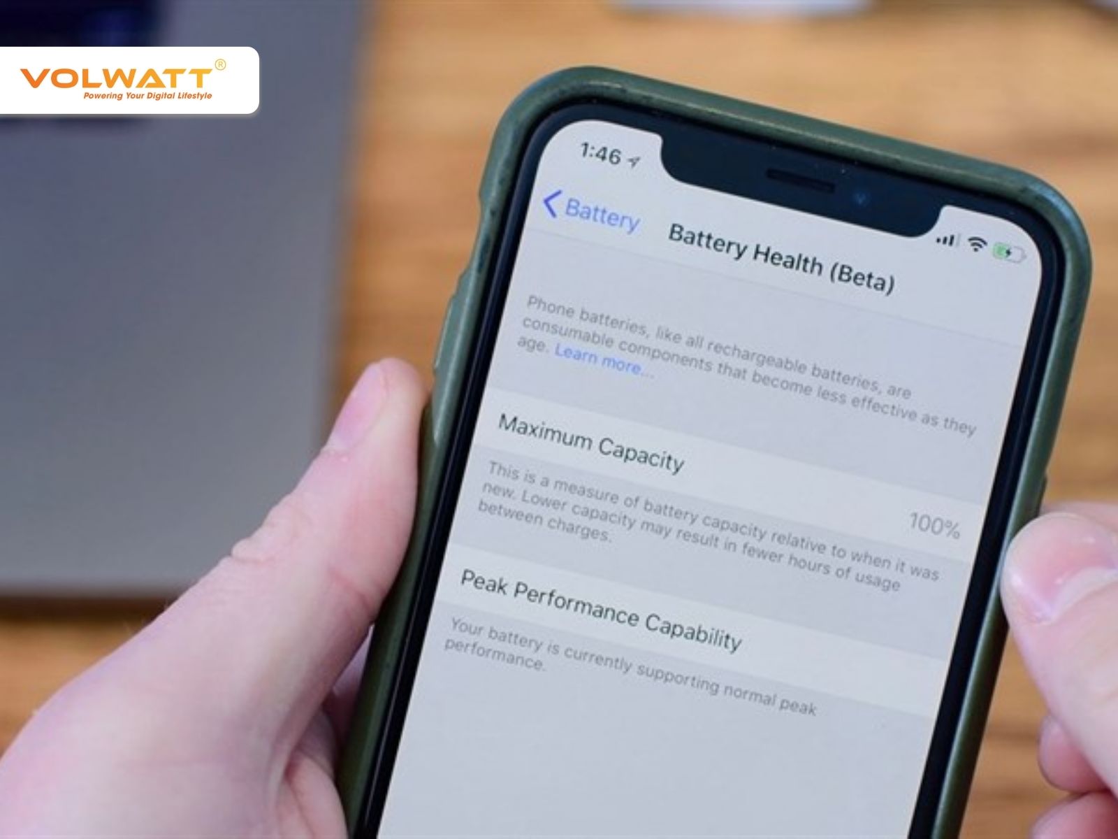 Điện thoại hiển thị thông báo Bảo trì pin là dấu hiệu pin bị chai