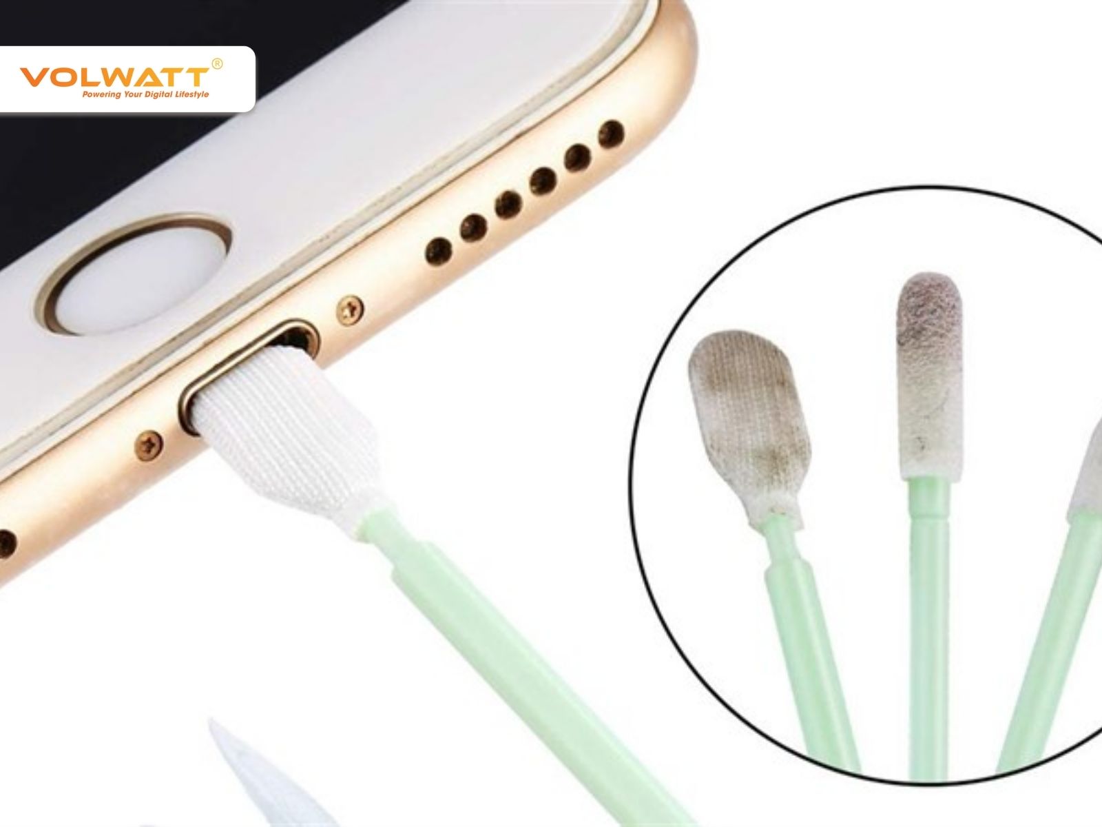 Hướng dẫn vệ sinh cổng sạc an toàn