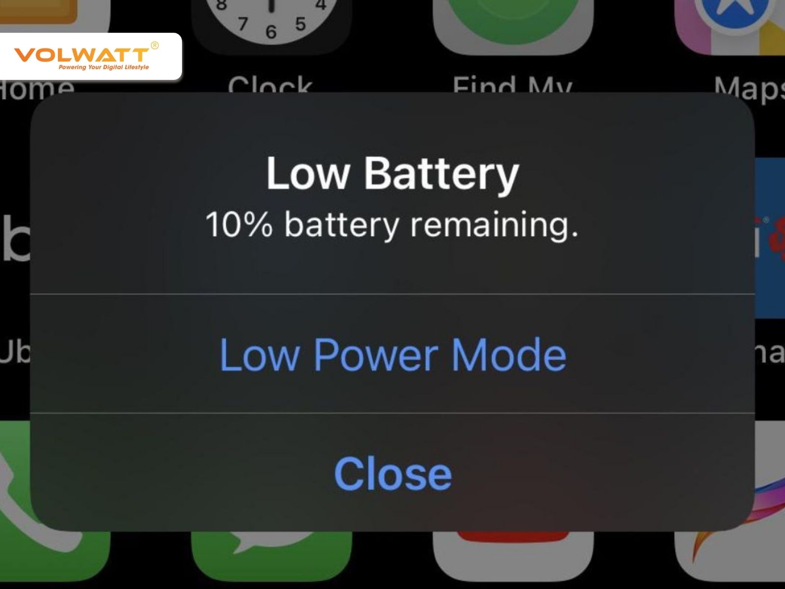 Thông báo pin yếu giúp bạn sạc kịp thời để tránh tắt nguồn