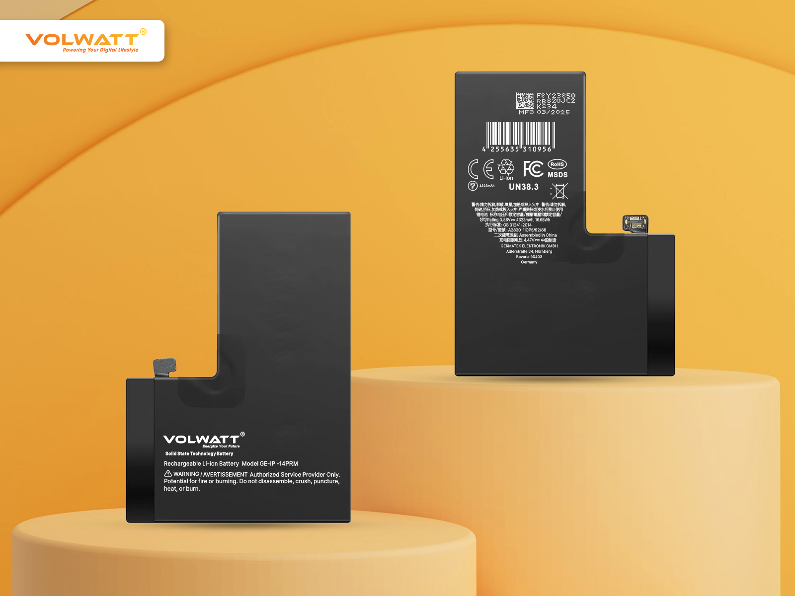 Các mẫu pin điện thoại iPhone thay thế của Volwatt Việt Nam