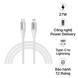 Cáp sạc siêu nhanh & truyền dữ liệu tốc độ cao Volwatt GE-S16-CL Type C to Lightning
