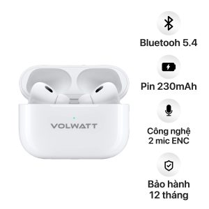 Tai nghe không dây Volwatt Halo 100 - Tai nghe True Wireless Stereo | Bluetooth 5.4