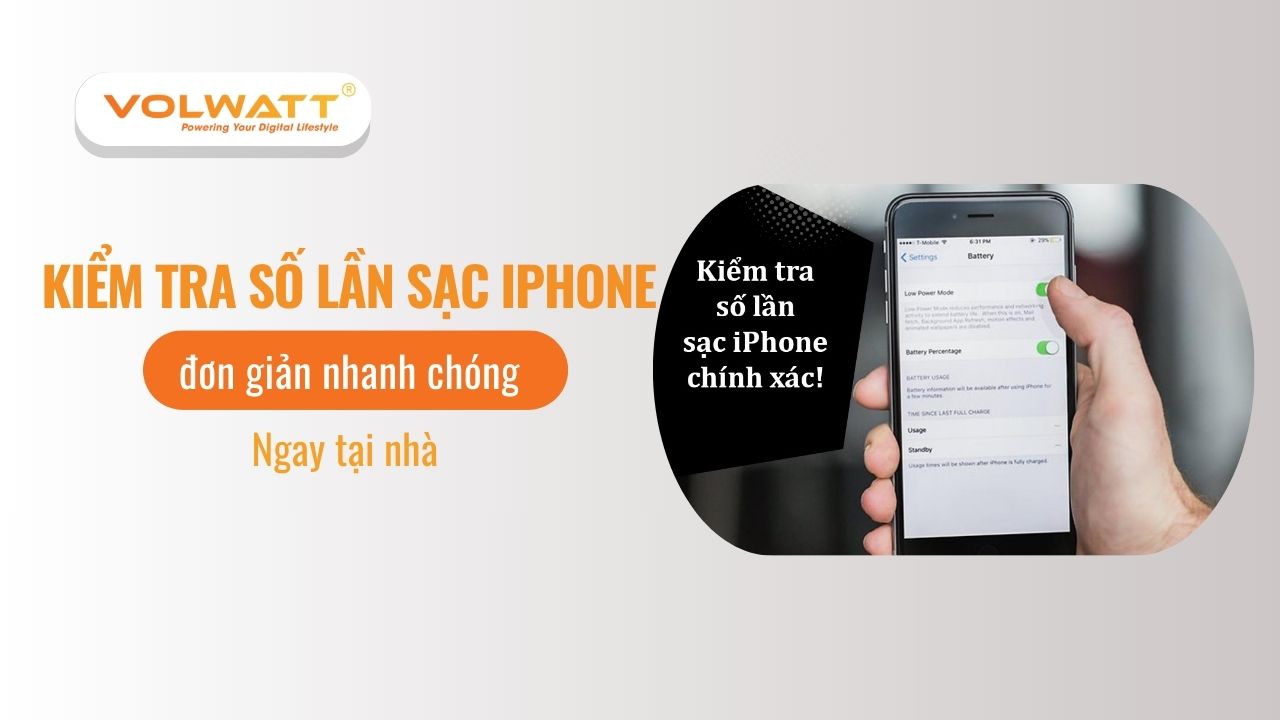 Kiểm tra số lần sạc iPhone đơn giản nhanh chóng tại nhà