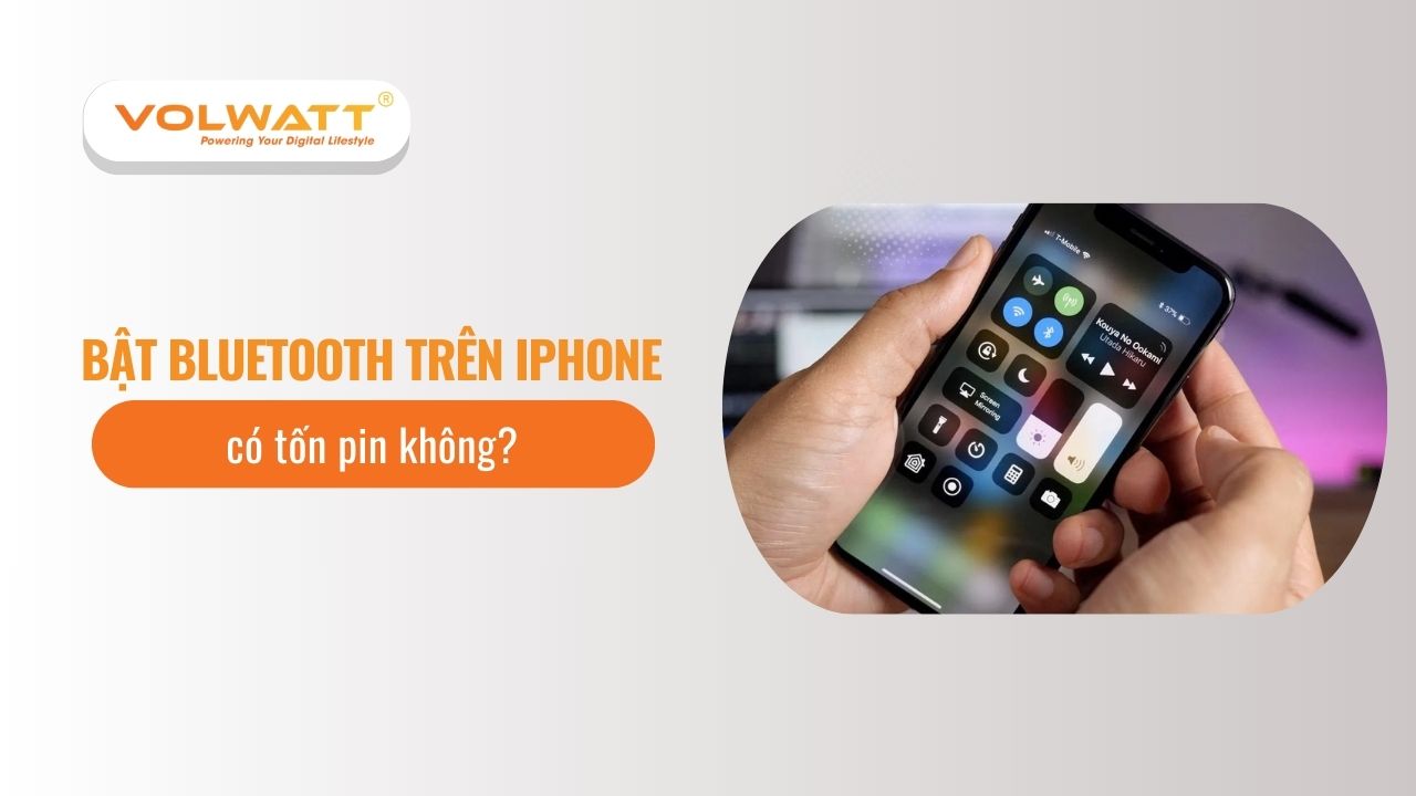 Bật bluetooth trên iPhone có tốn pin không và những sự thật bạn cần biết